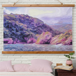 Tapiz Con Marco De Madera Yelapa costero a Puerto 1620