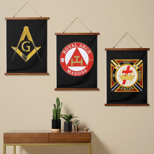 Tapiz Con Marco De Madera Yorkrite Mason (Asimétrico)