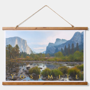 Tapiz Con Marco De Madera Yosemite