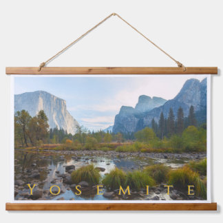 Tapiz Con Marco De Madera Yosemite