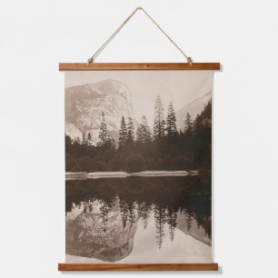 Tapiz Con Marco De Madera Yosemite - Lago Espejo - Parque Nacional