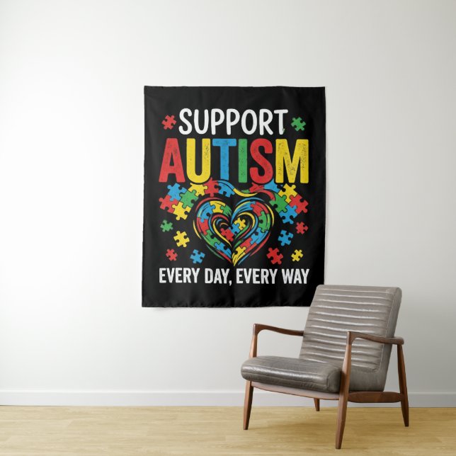 Tapiz Conciencia sobre el autismo (In situ)