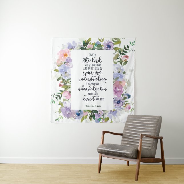 Tapiz Confianza en la floral del Señor (In situ)