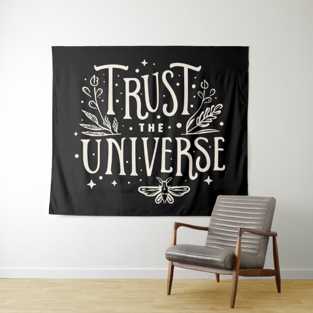 Tapiz Confiar en el universo (In situ (horizontal))