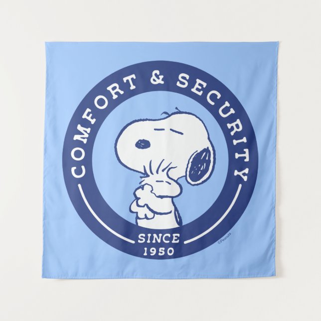 Tapiz Confort y seguridad | Snoopy & Woodstock Hug (Anverso)