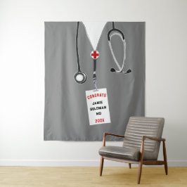 Tapiz Congratos de graduación de la Escuela de Medicina 