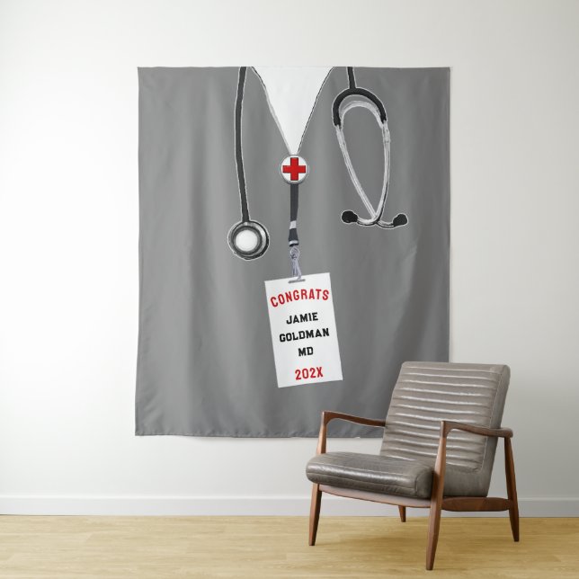 Tapiz Congratos de graduación de la Escuela de Medicina  (In situ)