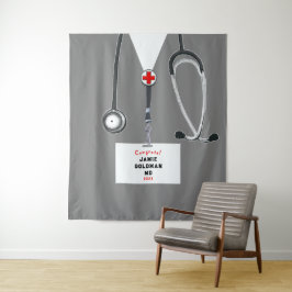 Tapiz Congratos de graduación de la Escuela de Medicina 