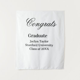 Tapiz Congrats graduation name university name class of