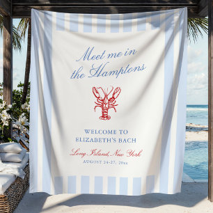 Tapiz Conoce Me en The Hamptons Despedida de Soltera