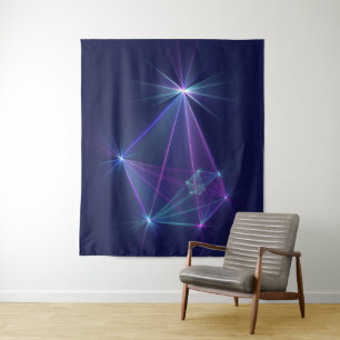 Tapiz Constelación, Arte Fractal de Fantasía Abstracta