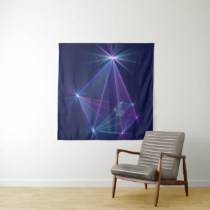 Tapiz Constelación, Arte Fractal de Fantasía Abstracta