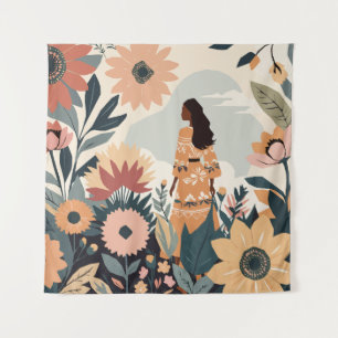 Tapiz Contemplación de jardines