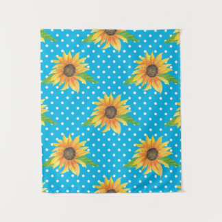Tapiz Contorno floral de girasol