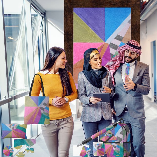 Tapiz "Converge" (Get the full “Converge” collection at: https://bit.ly/SmartArtIIZazzle. )