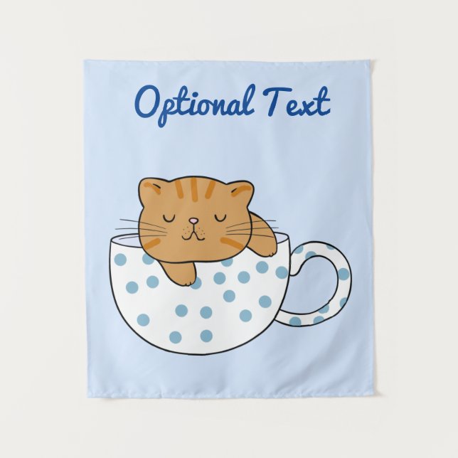 Tapiz Copa Kawaii de Cat-Feine (Anverso)