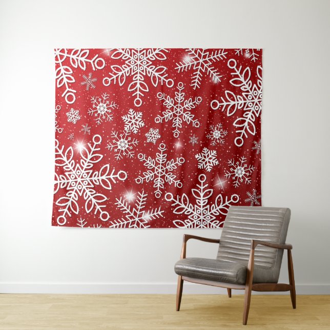 Tapiz Copos de Nieve 10 (In situ (horizontal))