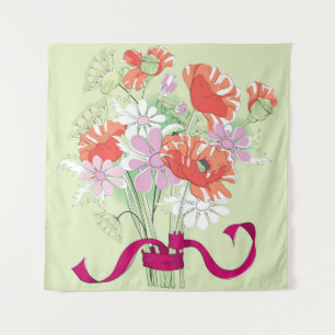 Tapiz Coppies De Cinta: Daisy Bouquet.