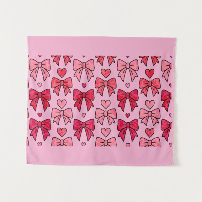 Tapiz Coqueta Rosa Bonito (Anverso (horizontal))