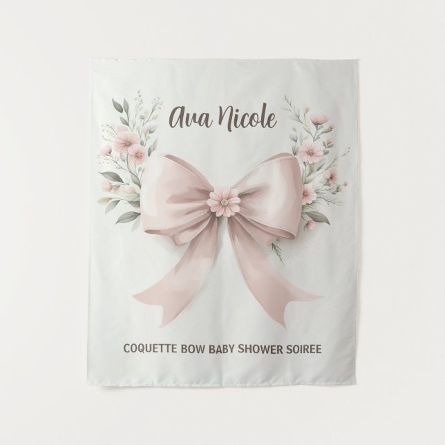 Tapiz Coquette Bow (Anverso)