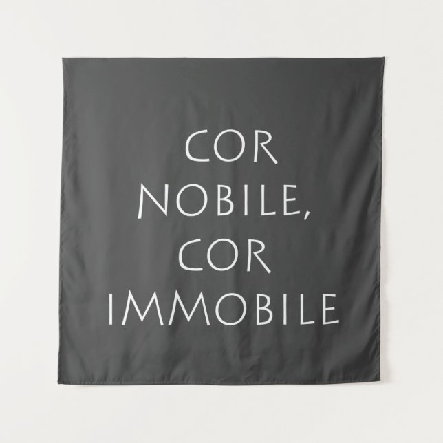 Tapiz Cor nobile cor inmóvil (Anverso)