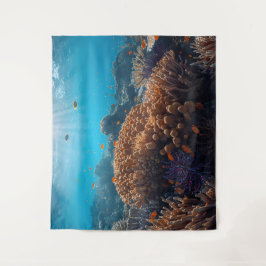 Tapiz Coral Reef Ocean Tapestry