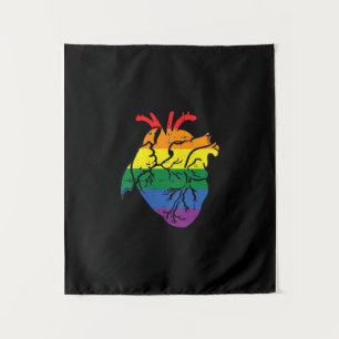 Tapiz Corazón anatómico LGBT_