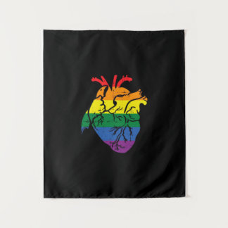 Tapiz Corazón anatómico LGBT_