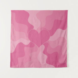 Tapiz Corazón de amor - Rosa