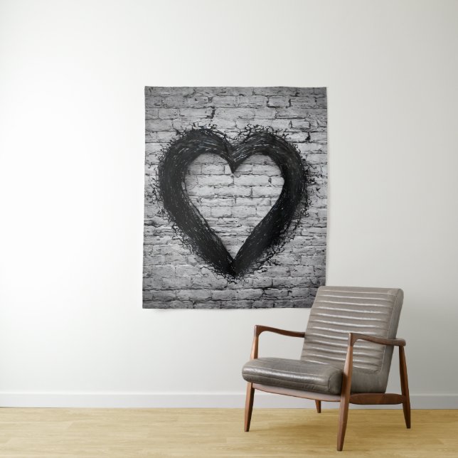 Tapiz Corazón sobrante, no 02 (In situ)