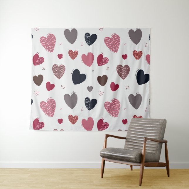Tapiz Corazones 3 (In situ (horizontal))