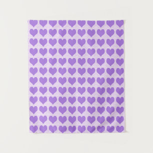 Tapiz Corazones Morados
