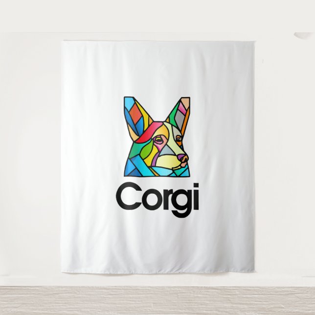 Tapiz Corgi Dueño de perro Pembroke Welsh Corgi Hombres  (Anverso)