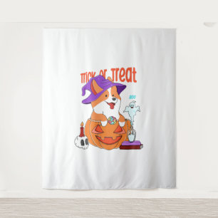 Tapiz Corgi Halloween