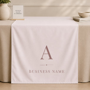 Tapiz Corredor de mesa con banner de marca empresarial r
