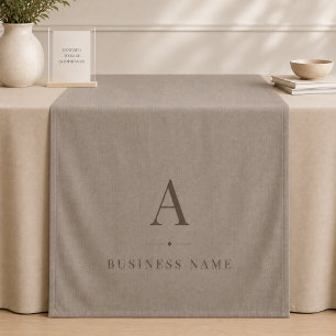 Tapiz Corredor de mesa de negocio de lino Banner