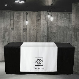 Tapiz Corredor de mesa personalizado con logotipo de neg