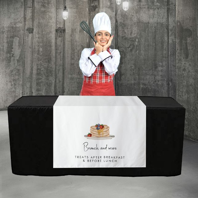 Tapiz Corredor de mesa personalizado moderno para negoci (Custom Modern Business Table Runner Banner Brunch Tapestry)