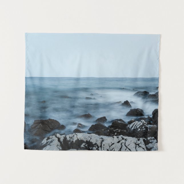 Tapiz Costa rocosa con agua helada (Anverso (horizontal))