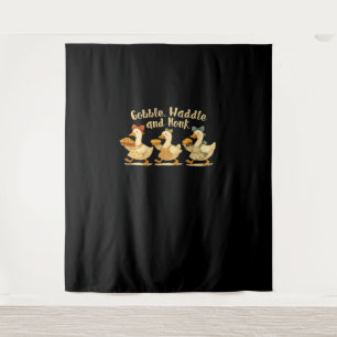 Tapiz Cosy Fall Season Goble Waddle Honk Cute Cot