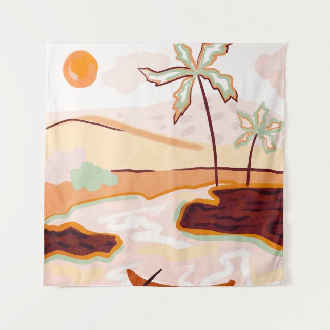 Tapiz Cotton Candy Skies (Anverso)