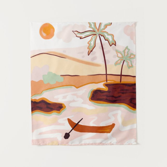 Tapiz Cotton Candy Skies (Anverso)