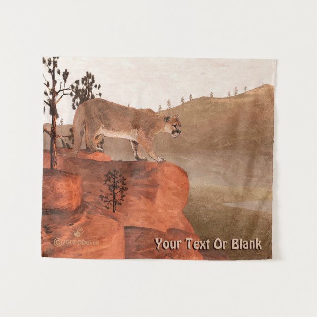 Tapiz Cougar - Concentración (Anverso (horizontal))