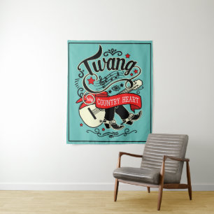 Tapiz Country Twang Red/Black ID464