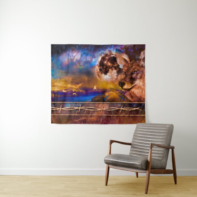 TAPIZ ¡COYOTE NO ME ENFRENTE! (In situ (horizontal))