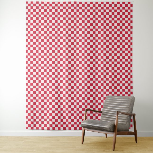 Tapiz Cranberry fizz checkerboard pattern (In situ)