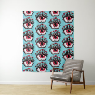 Tapiz Crazy Trippy Eye Weird Whimsigoth