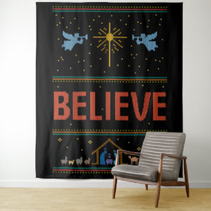 Tapiz CREA Navidades feos que endulzan el cristianismo r