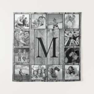 Tapiz Crea tu Collage de fotos Personalizado Rustic Farm