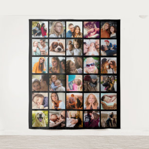 Tapiz Crea tu propia tapicería de colaje de fotos cuadra